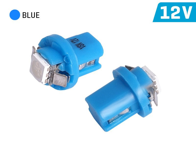 Izzó VISION T5 BAX B8.5d 12V 1x 5050 SMD LED, kék, 2 db
