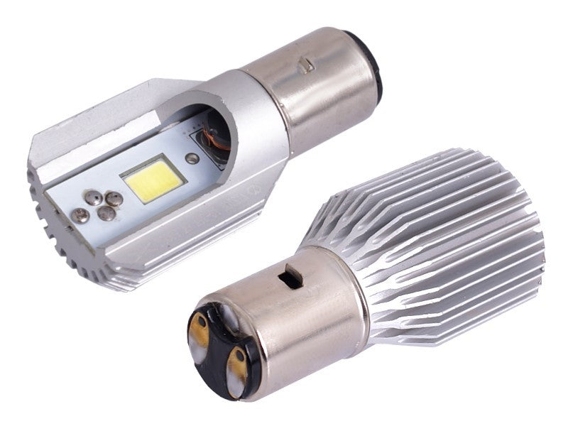 Izzó VISION S2 (BA20d) 10-36V 6W 2x COB LED, hűvös fehér 6000K, 1 db