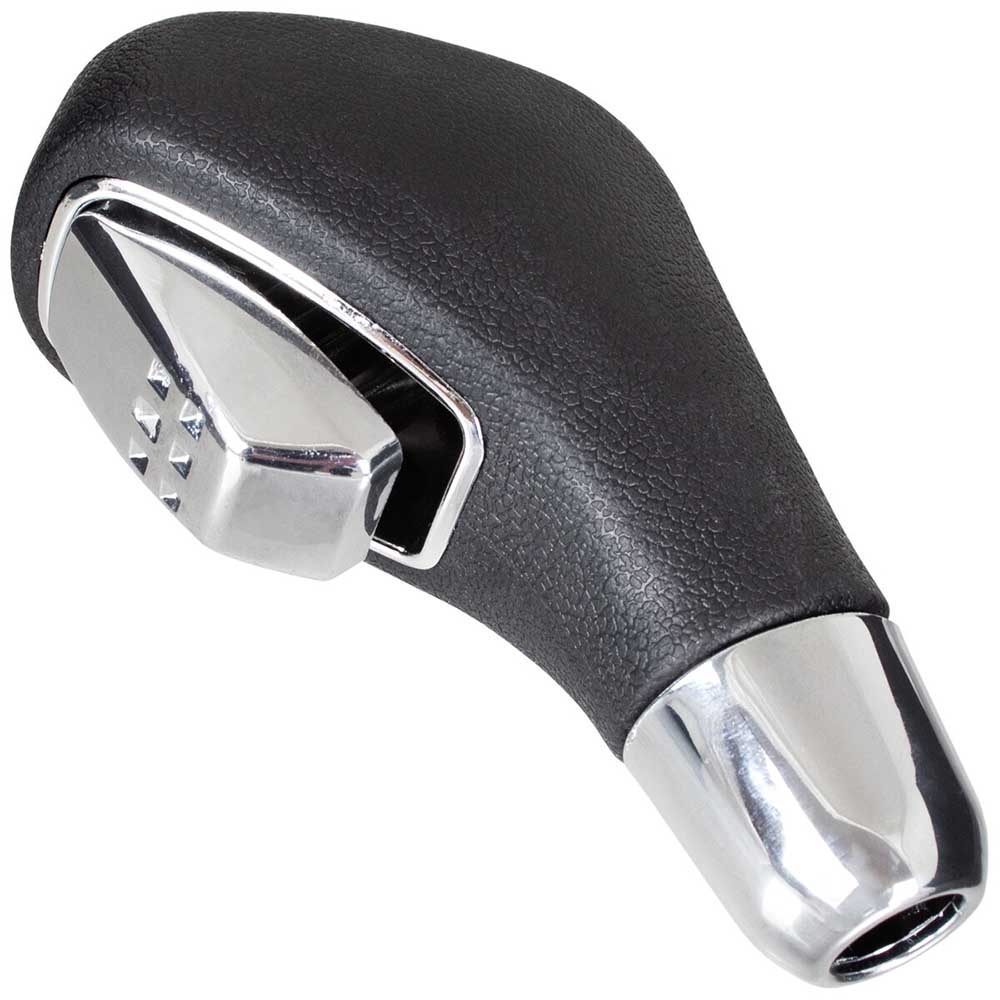 Fekete színű, automata váltógomb króm borítással, Renault Megane III modellekhez.