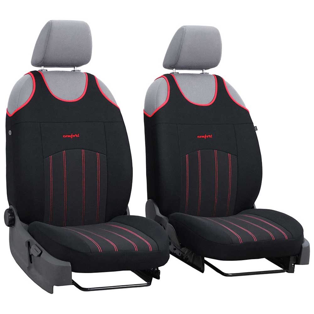 Comfort Univerzális trikó üléshuzat piros színben szövet anyagból
