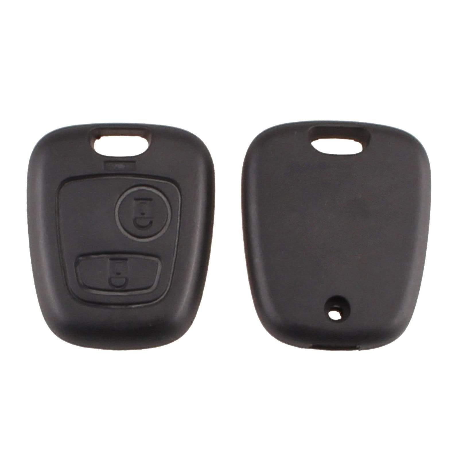 Peugeot kulcsház burkolat 2 gombos kulcs