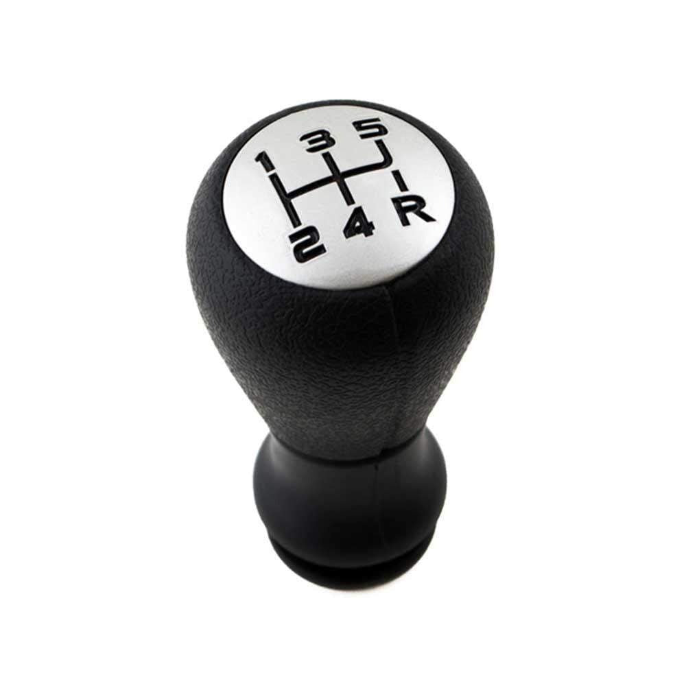 Fekete színű, 5 sebességes Citroen váltógomb. Ezüst színű, 5 fokozatos számlappal.