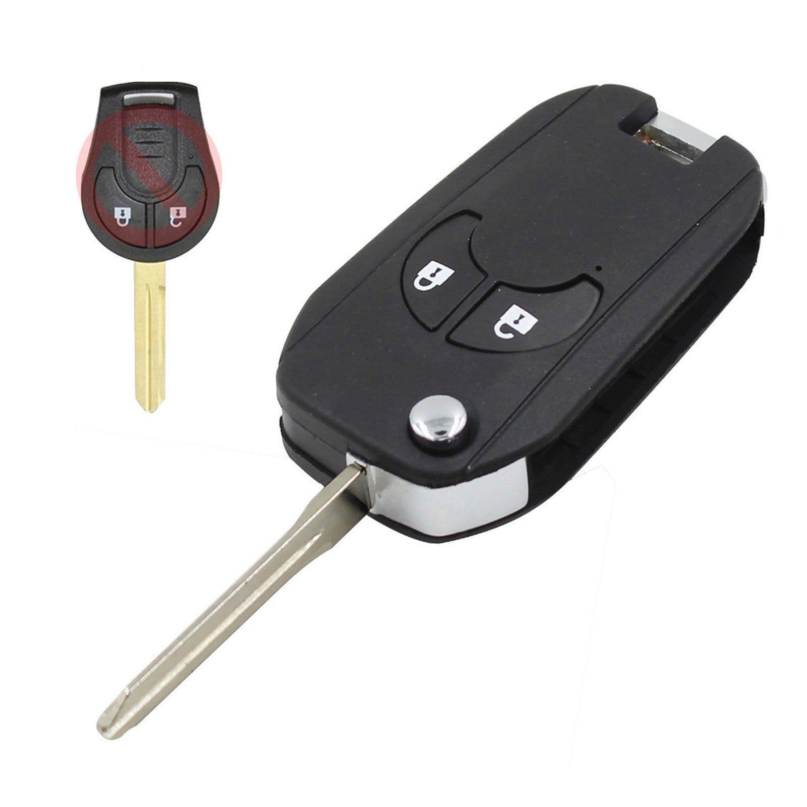 Adaptor cheie briceag Nissan, 2 butoane
