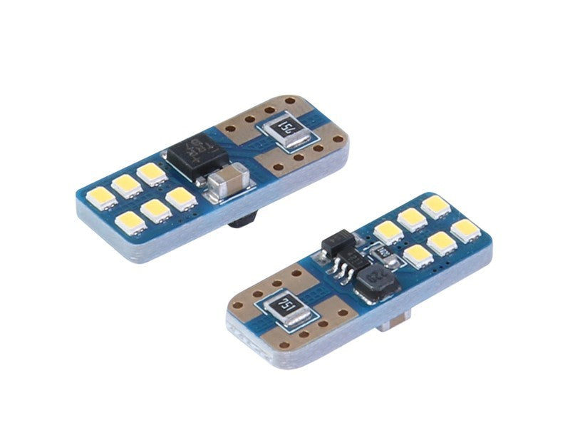 Izzó VISION W5W T10 1224V 12x 2016 SMD LED nem poláris CANBUS fehér 2 db – kép 2