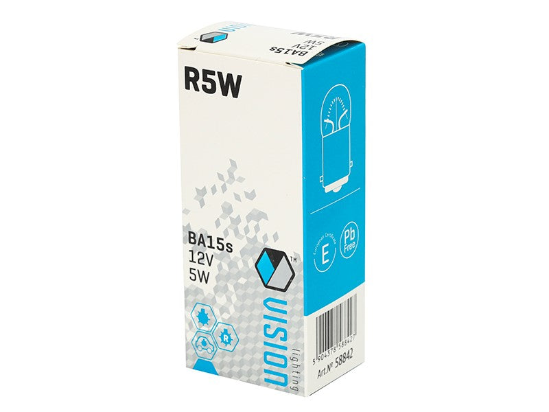 Izzó VISION R5W 12V 5W 5W BA15s E4 – kép 3