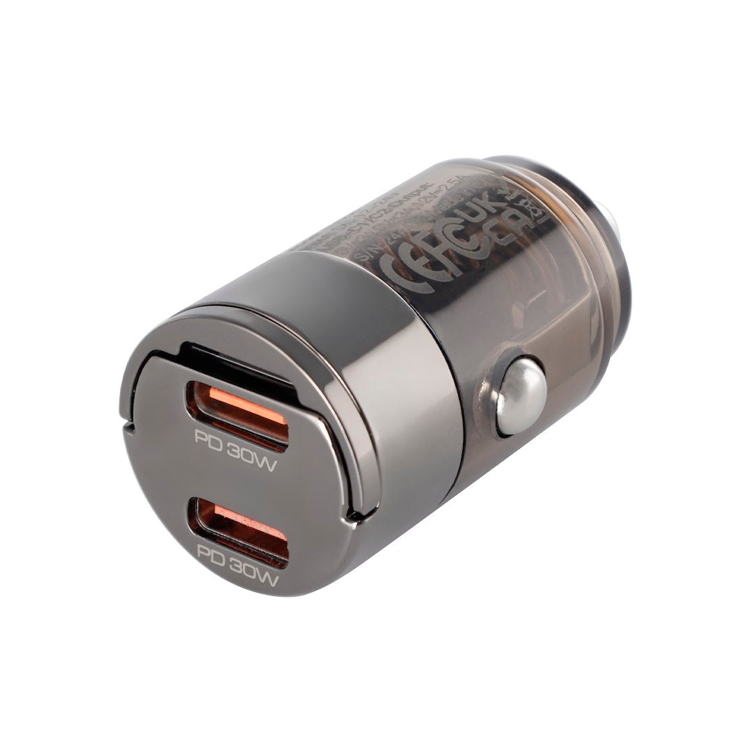 WAYME töltő 12/24V, 2x USB-C PD 30W, nano gyűrűvel