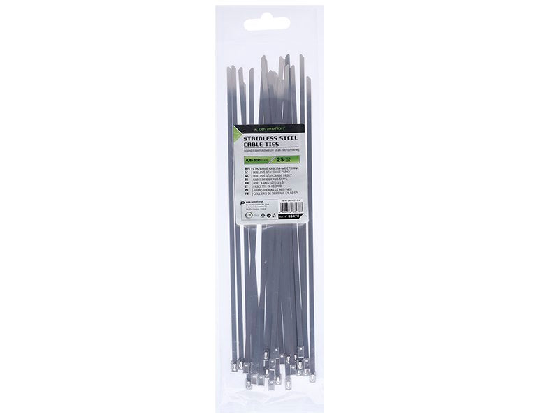 Rozsdamentes acél kábelkötegelő 46x300 mm 25 db – kép 3