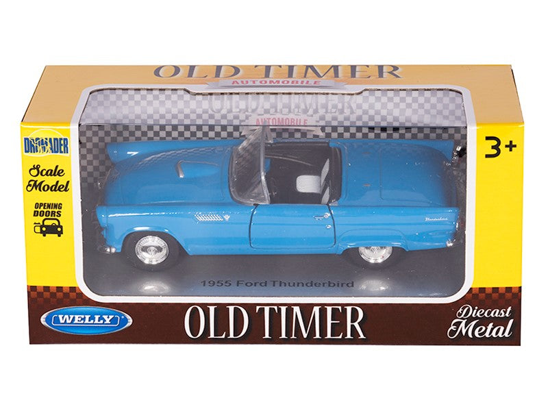 1:34 es modell FORD Thunderbird 1955 kék A00875FTN – kép 4