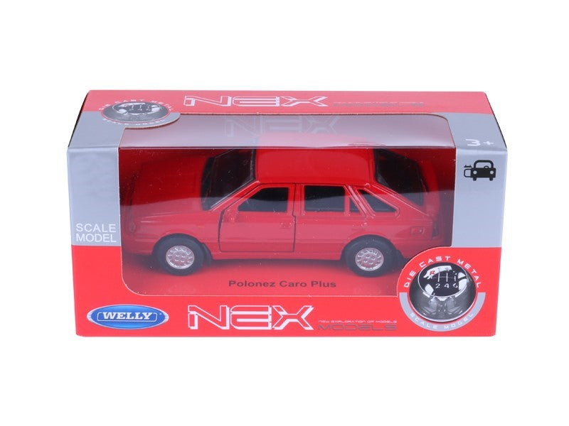 1:34 es modell PRL Polonez Caro Plus piros A884PCPCZ – kép 3