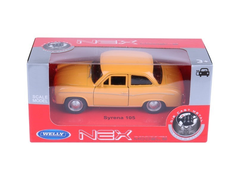 1:34 es modell PRL Syrena 105 narancssárga A884S105P – kép 3