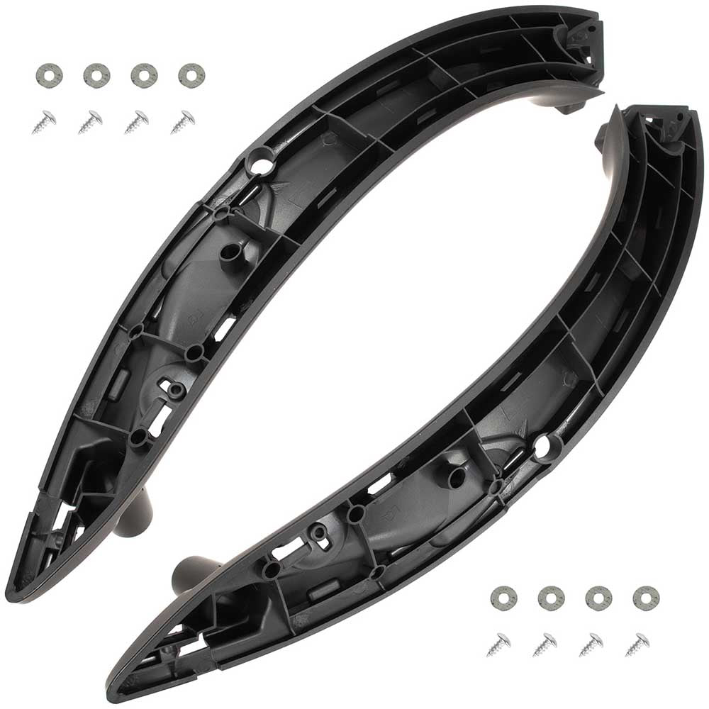 BMW 4 F36 Gran Coupé első ajtóbehúzó borítás szett (fekete, bal + jobb) 2013-2019