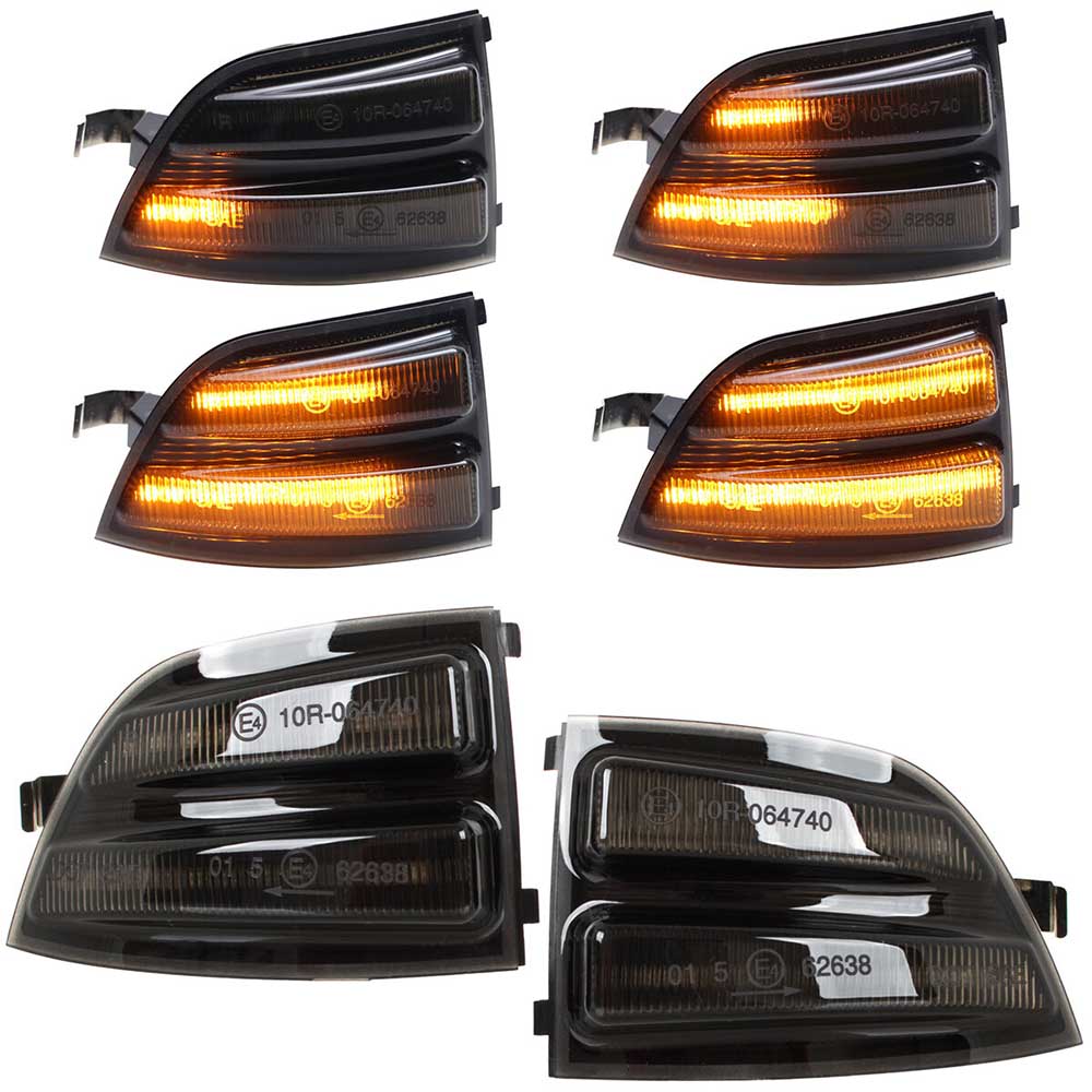 Ford Focus II tükörbe építhető futófényes LED indexlámpa 2004–2008
