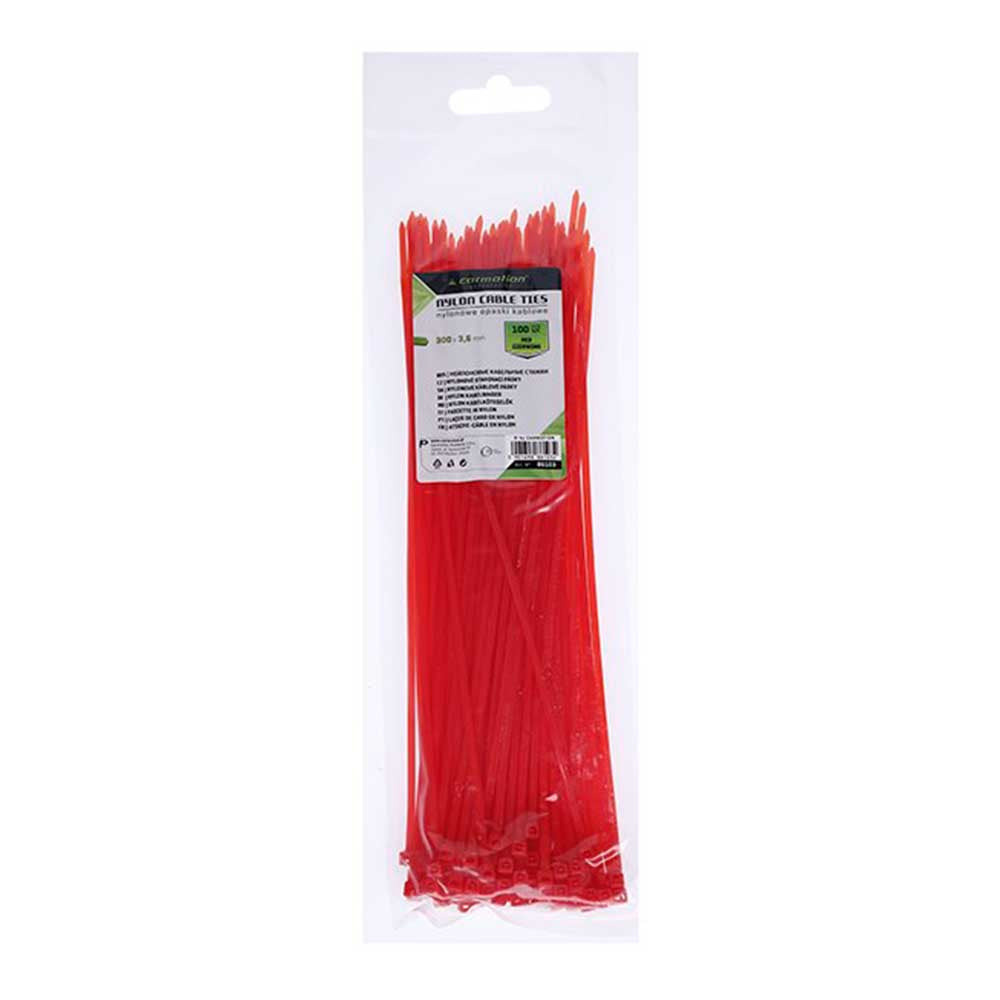 Nylon gyorskötöző több színben 300x3.6 mm (100 db)