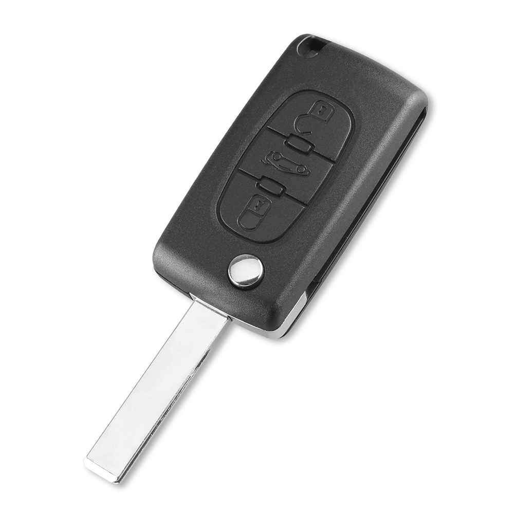 Cheie Peugeot, cheie briceag cu 3 butoane 0536