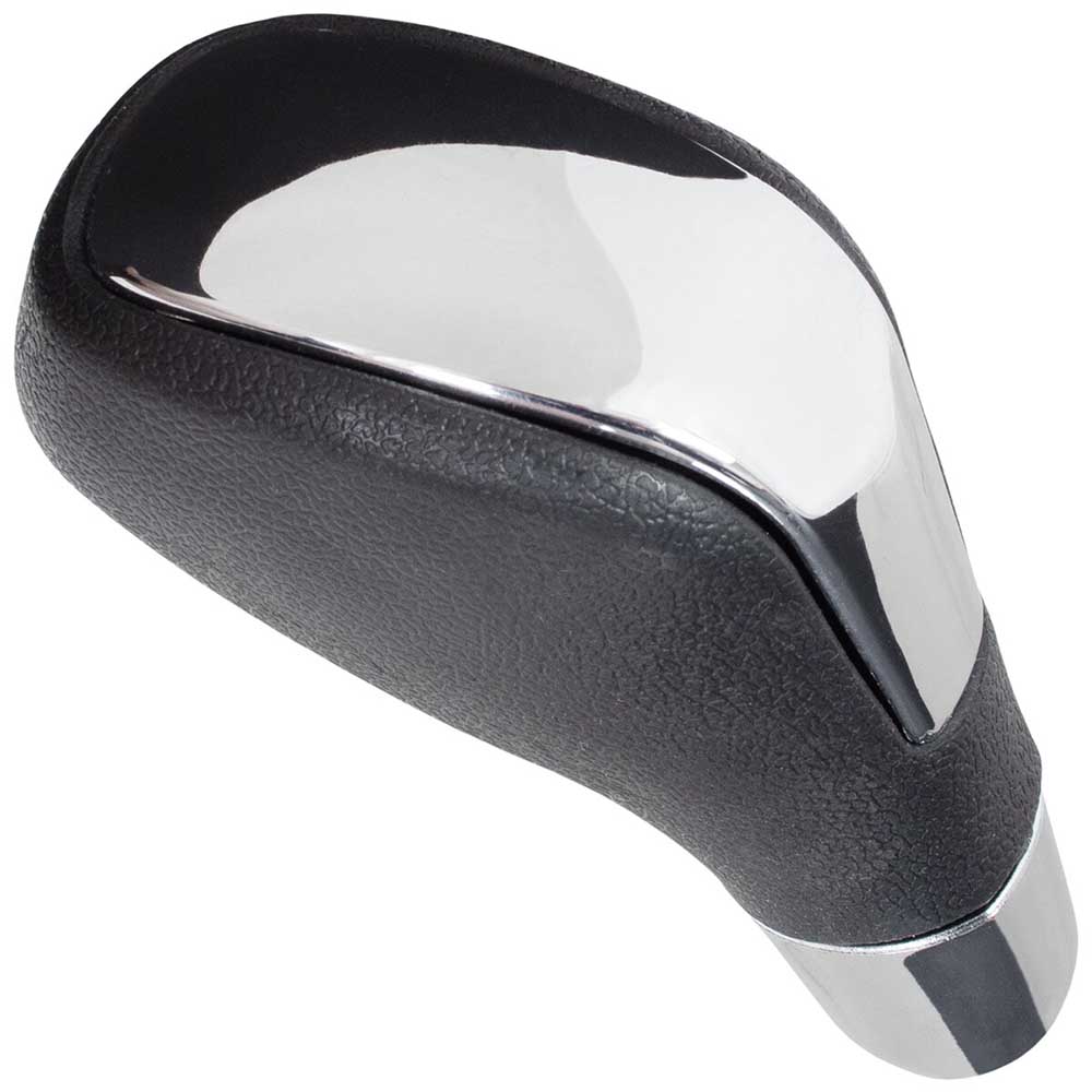 Fekete színű, automata váltógomb króm borítással, Renault Laguna III modellekhez.