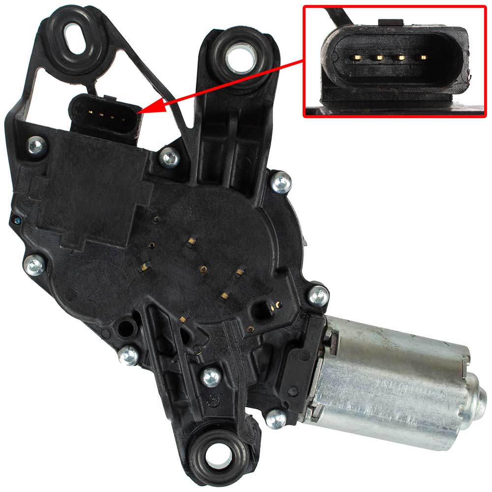 VW Polo V hátsó ablaktörlő motor 2009-