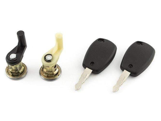 Dacia Sandero első ajtó zárbetét, zárhenger készlet 2 db-os
