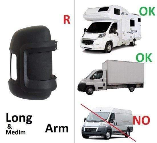 Fiat Ducato kryt spätného zrkadla (pravý)