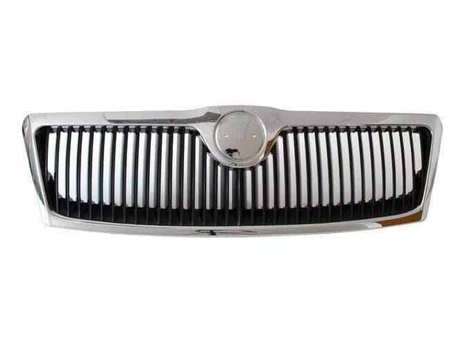 Skoda Octavia II hűtőrács, fekete és króm