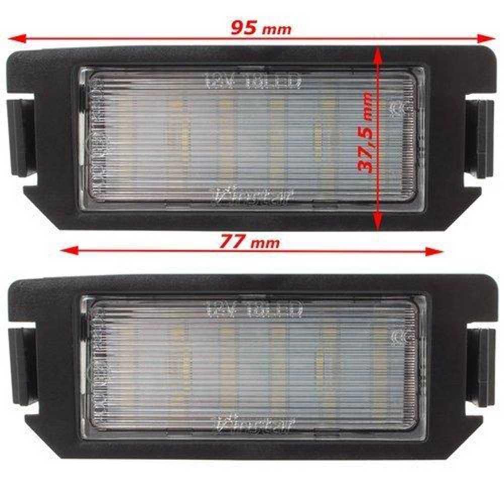 Hyundai i20 LED rendszámtábla világítás