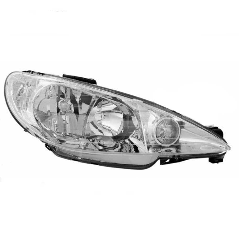 Peugeot 206 bal első fényszóró 1998-2009