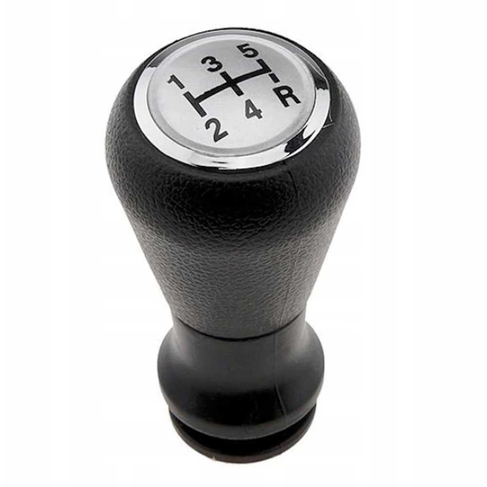 Fekete színű, 5 fokozatos váltógomb Citroen modellekhez. Krómozott számlappal, számlapkerettel.